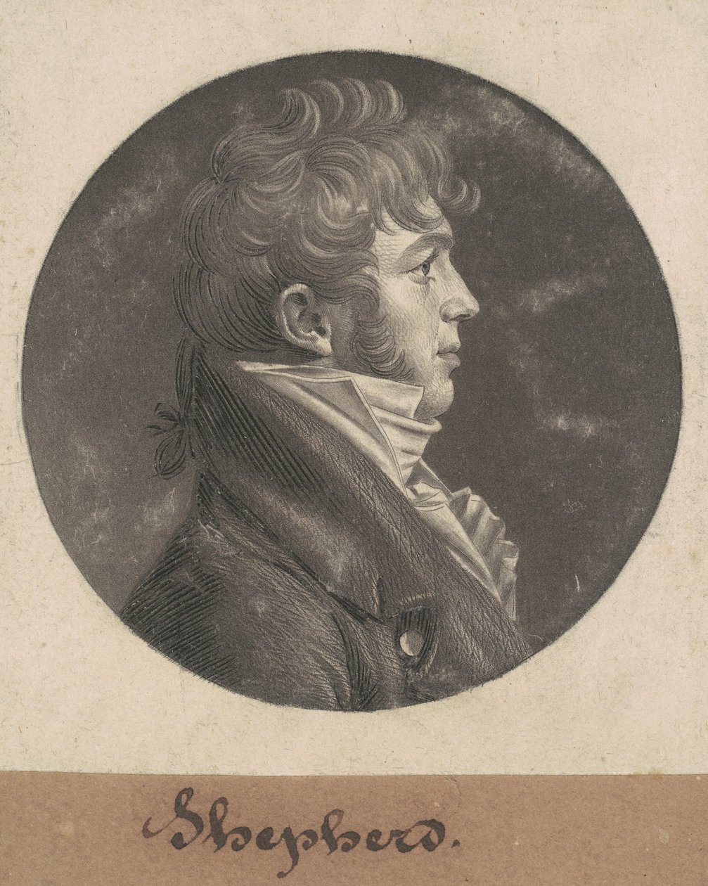 Shepherd by Charles B. J. Févret de Saint Mémin