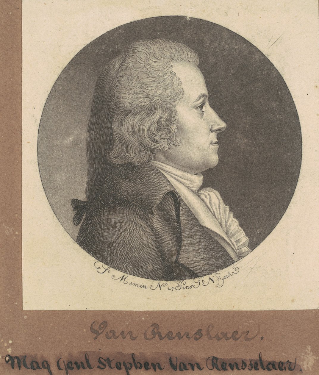 Stephen Van Rensselaer by Charles B. J. Févret de Saint Mémin
