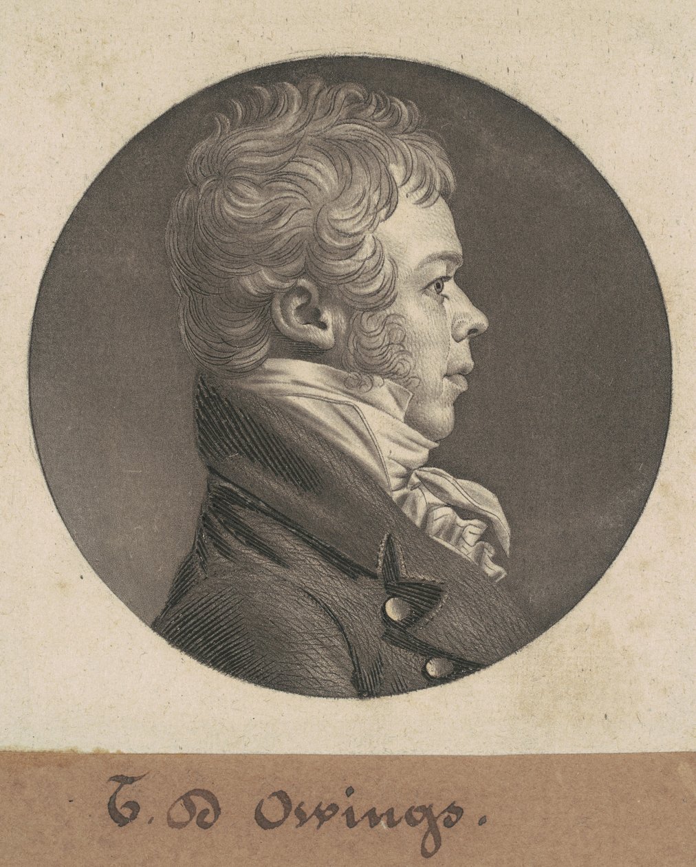 Thomas Deye Owings by Charles B. J. Févret de Saint Mémin
