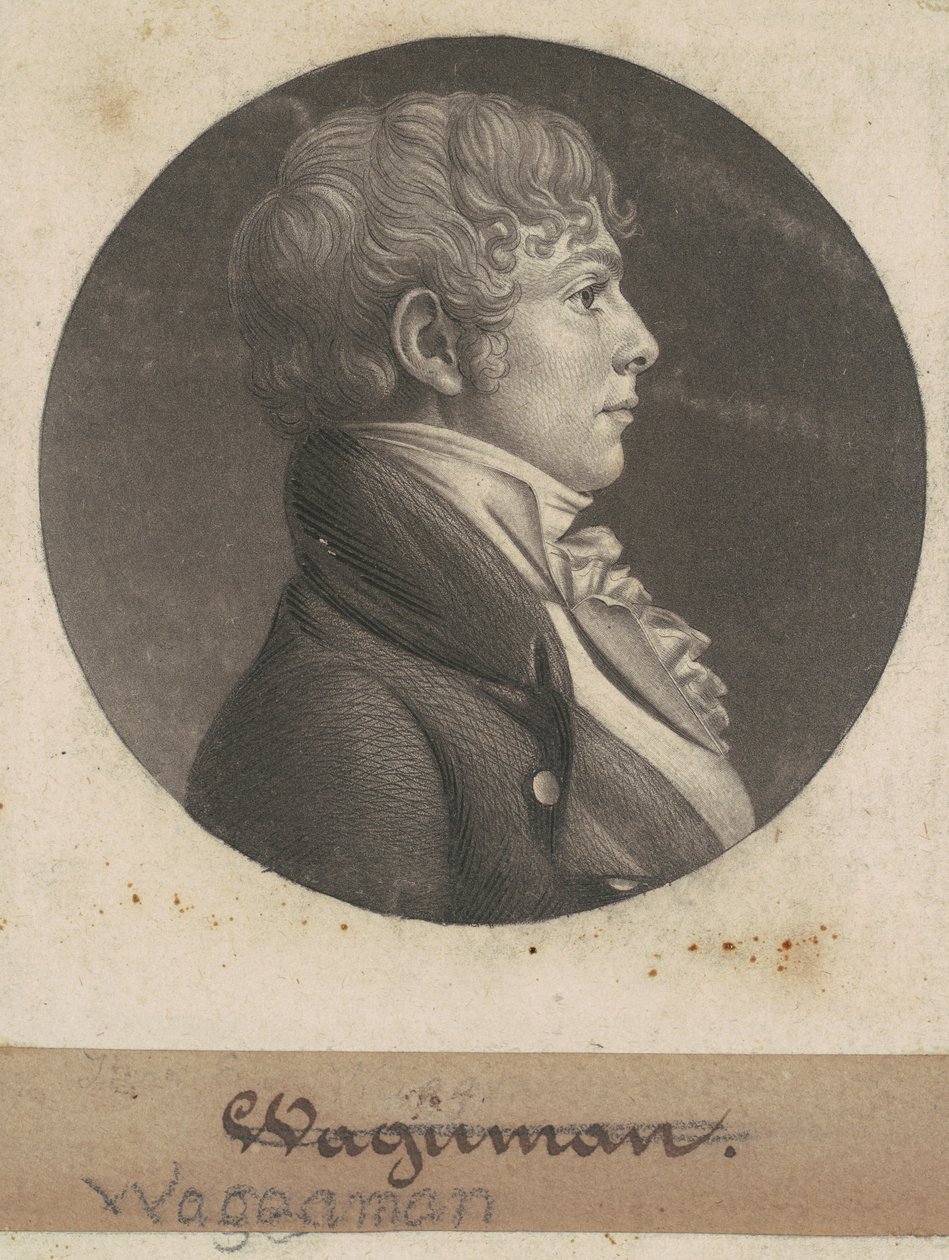Thomas Ennalls Waggaman by Charles B. J. Févret de Saint Mémin