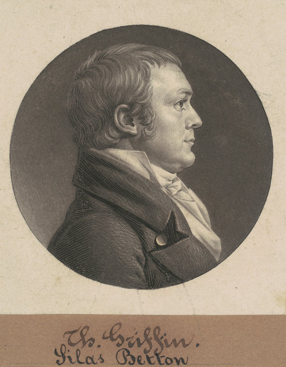 Thomas Griffin by Charles B. J. Févret de Saint Mémin