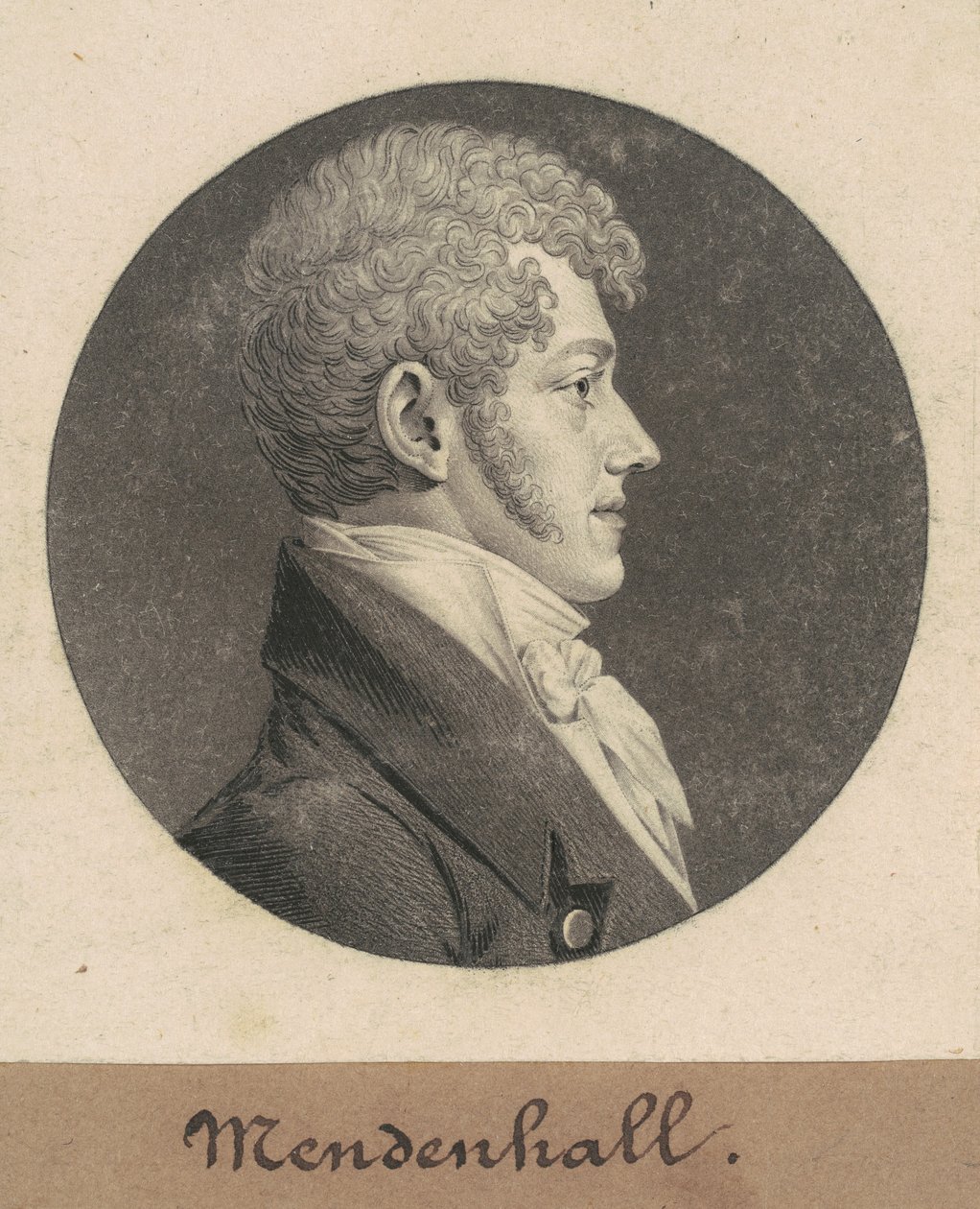 Thomas Mendenhall, Jr. by Charles B. J. Févret de Saint Mémin
