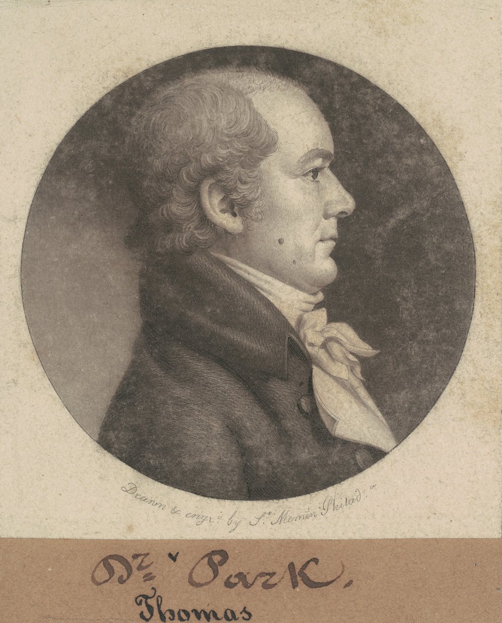 Thomas Parke by Charles B. J. Févret de Saint Mémin