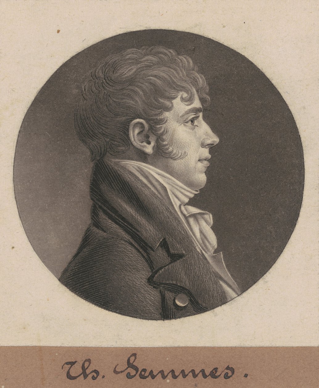 Thomas Semmes by Charles B. J. Févret de Saint Mémin