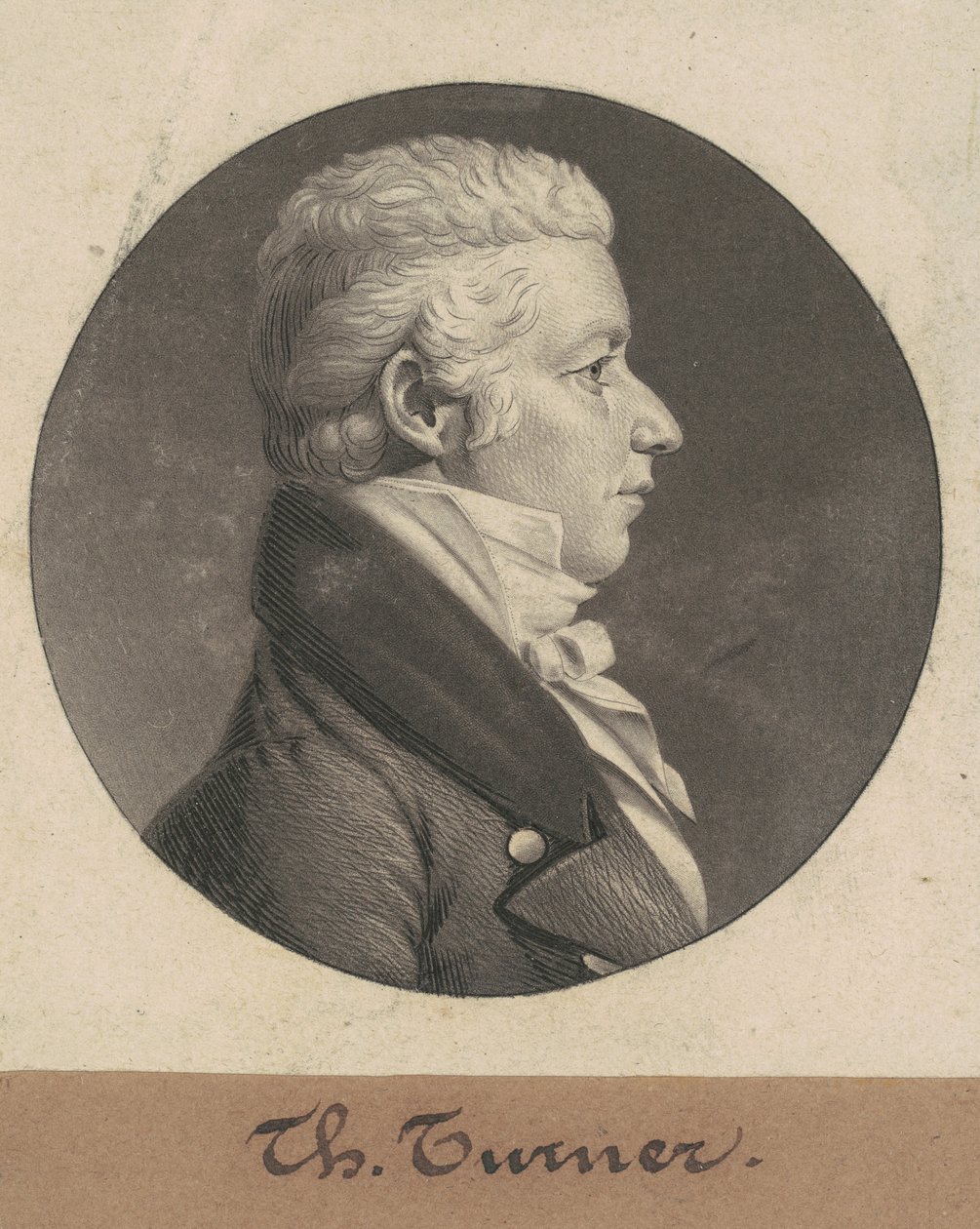 Thomas Turner by Charles B. J. Févret de Saint Mémin