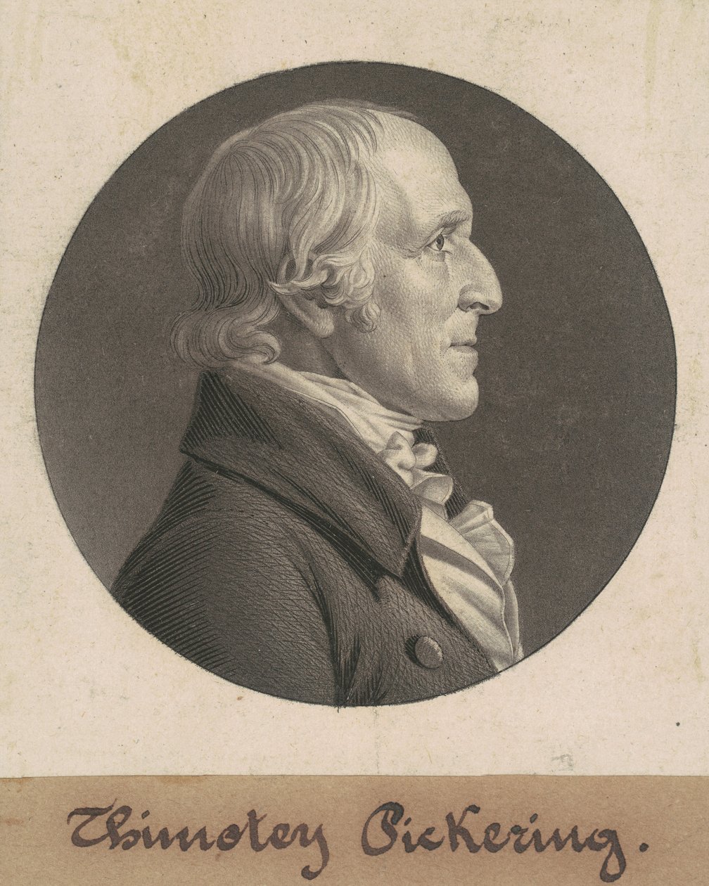Timothy Pickering by Charles B. J. Févret de Saint Mémin