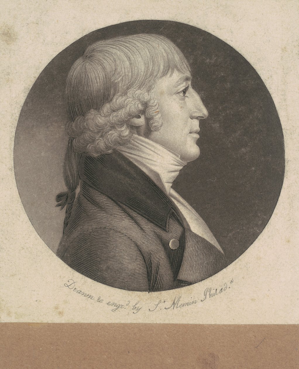 Unidentified Man by Charles B. J. Févret de Saint Mémin