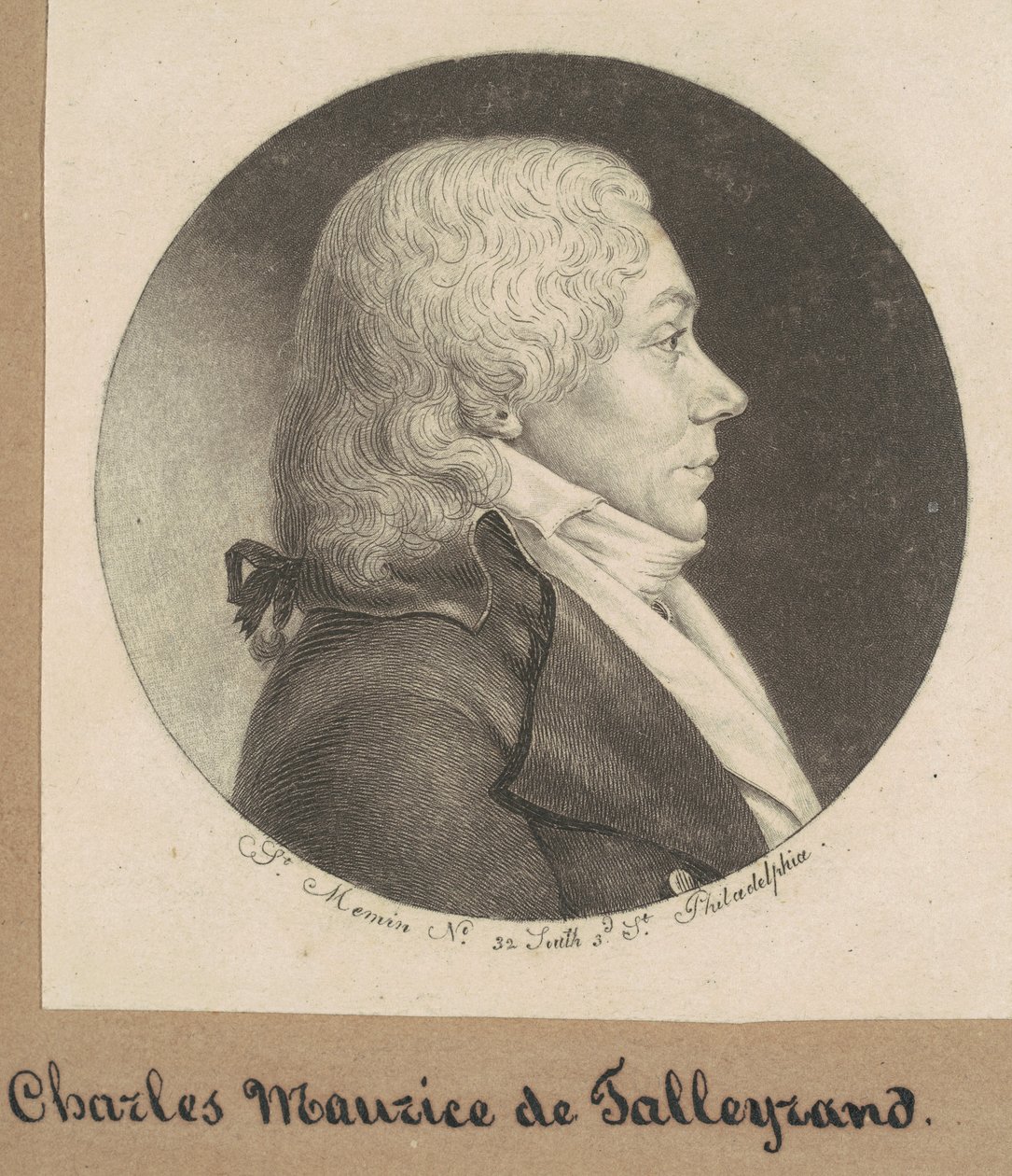Unidentified Man by Charles B. J. Févret de Saint Mémin