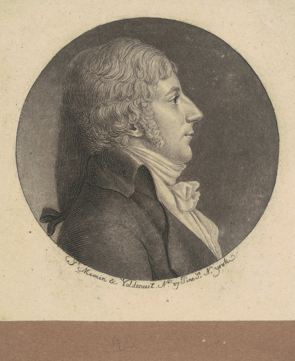 Unidentified Man by Charles B. J. Févret de Saint Mémin