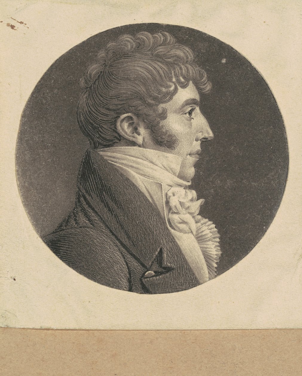 Unidentified Man by Charles B. J. Févret de Saint Mémin