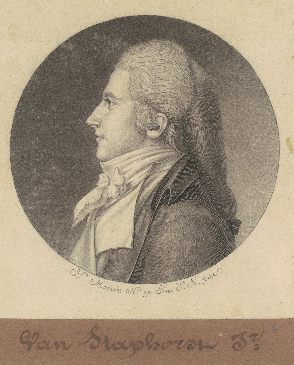 Van Staphorst, Jr. by Charles B. J. Févret de Saint Mémin