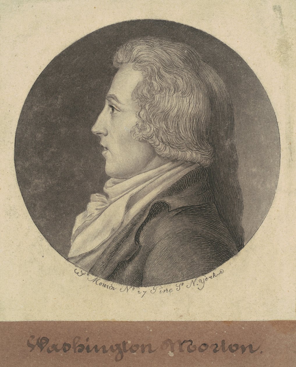 Washington Morton by Charles B. J. Févret de Saint Mémin