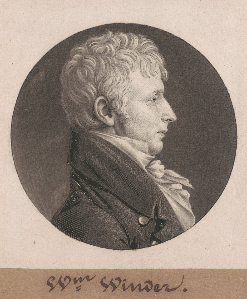 William Henry Winder by Charles B. J. Févret de Saint Mémin