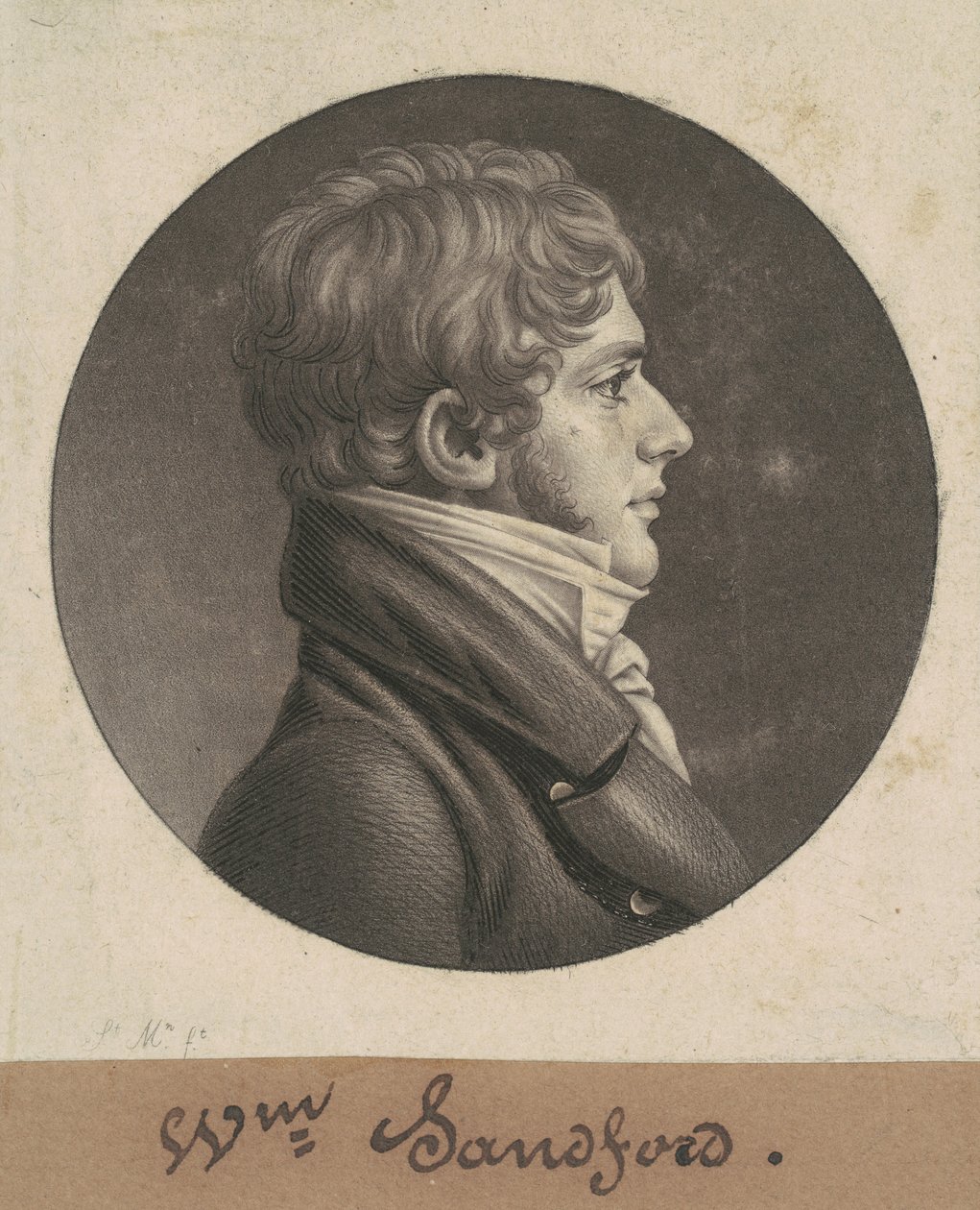 William Sanford by Charles B. J. Févret de Saint Mémin