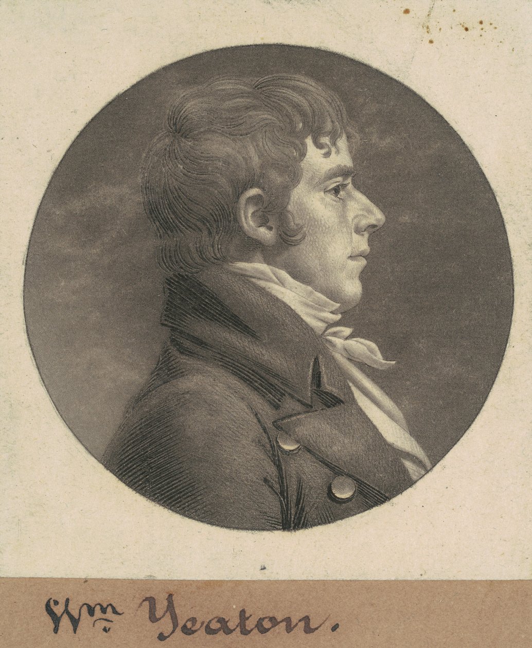 William Yeaton by Charles B. J. Févret de Saint Mémin
