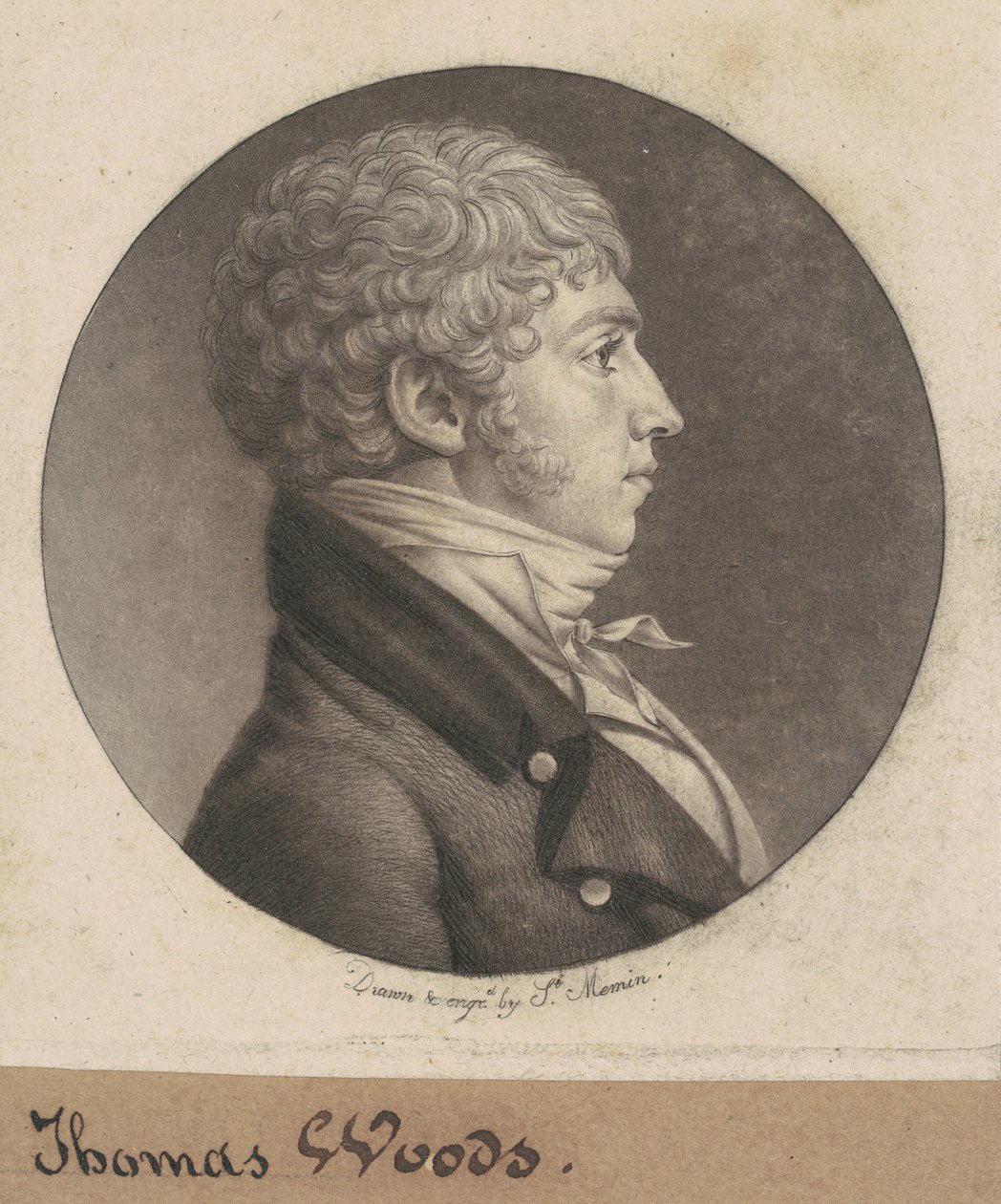 Woods by Charles B. J. Févret de Saint Mémin