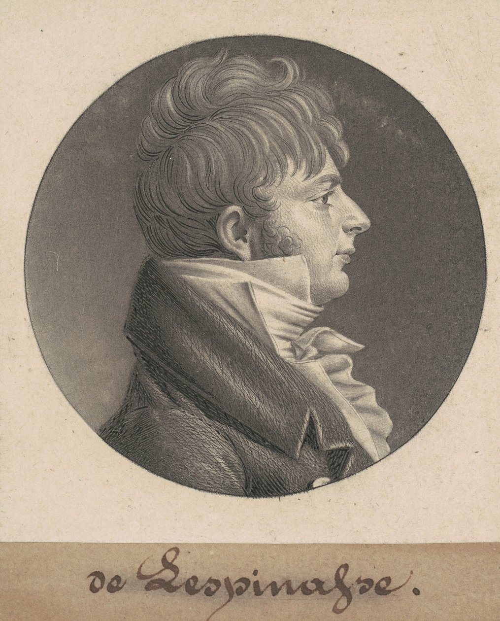 de Lespinasse by Charles B. J. Févret de Saint Mémin