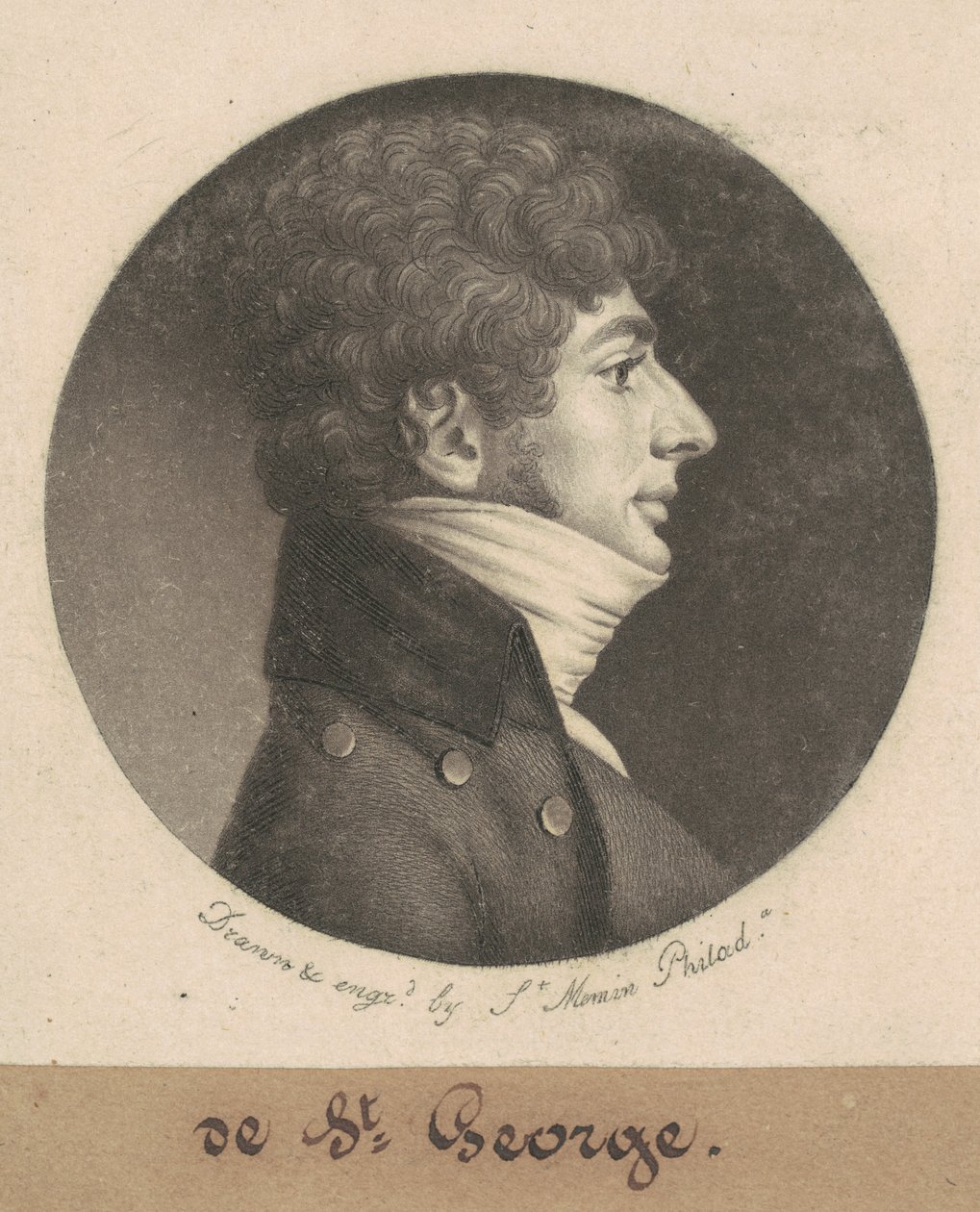 de St. George by Charles B. J. Févret de Saint Mémin