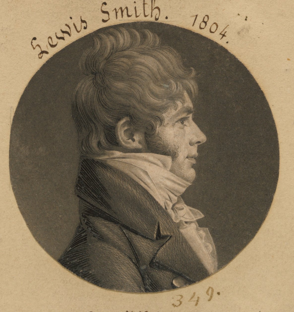 Louis Buchanan Smith by Charles Balthazar Julien Févret de Saint-Mémin