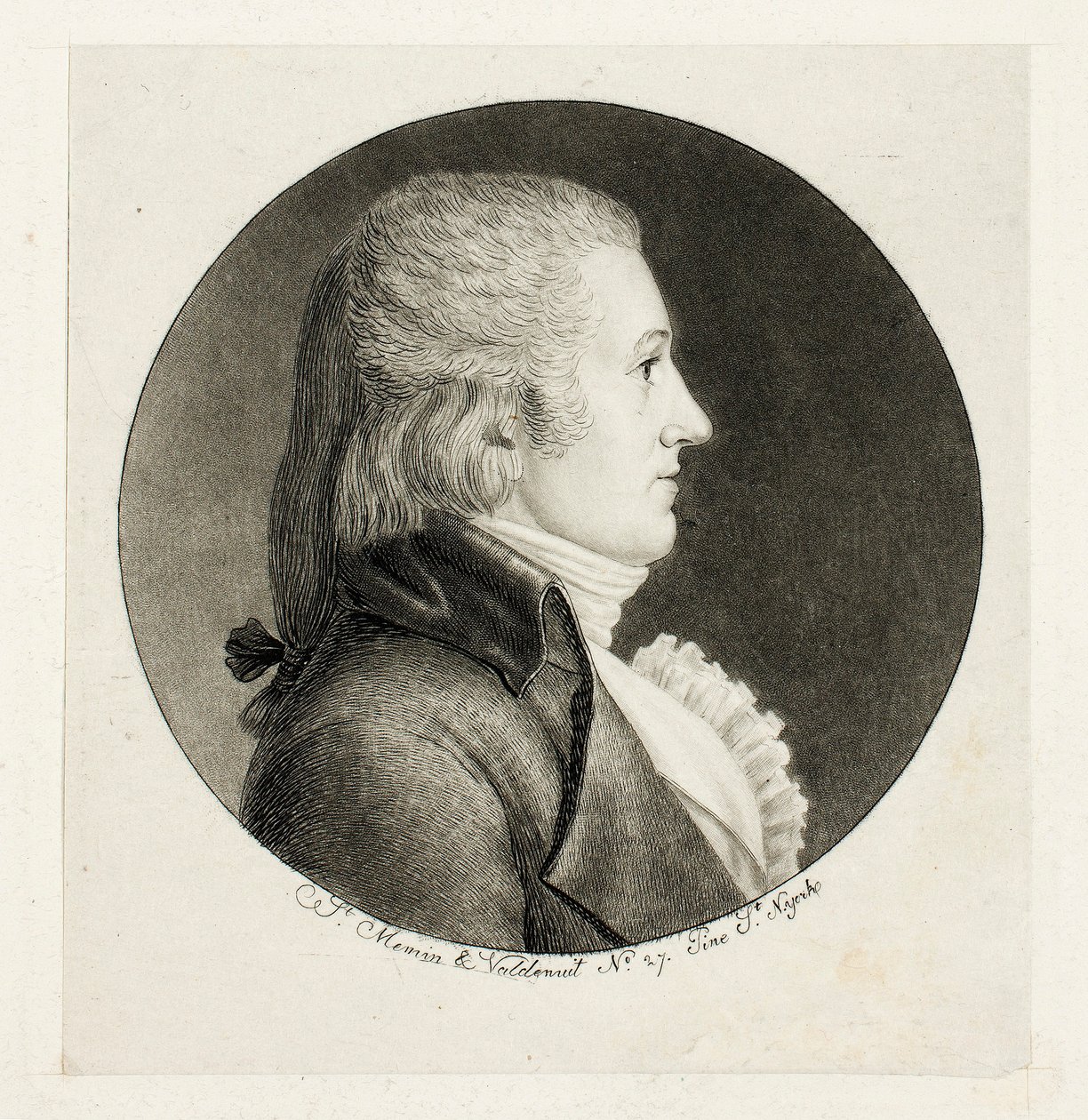 Profile Portrait, Blake by Charles Balthazar Julien Févret de Saint-Mémin