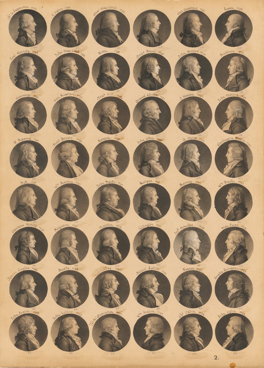 Saint-Mémin Folio 2 by Charles Balthazar Julien Févret de Saint-Mémin