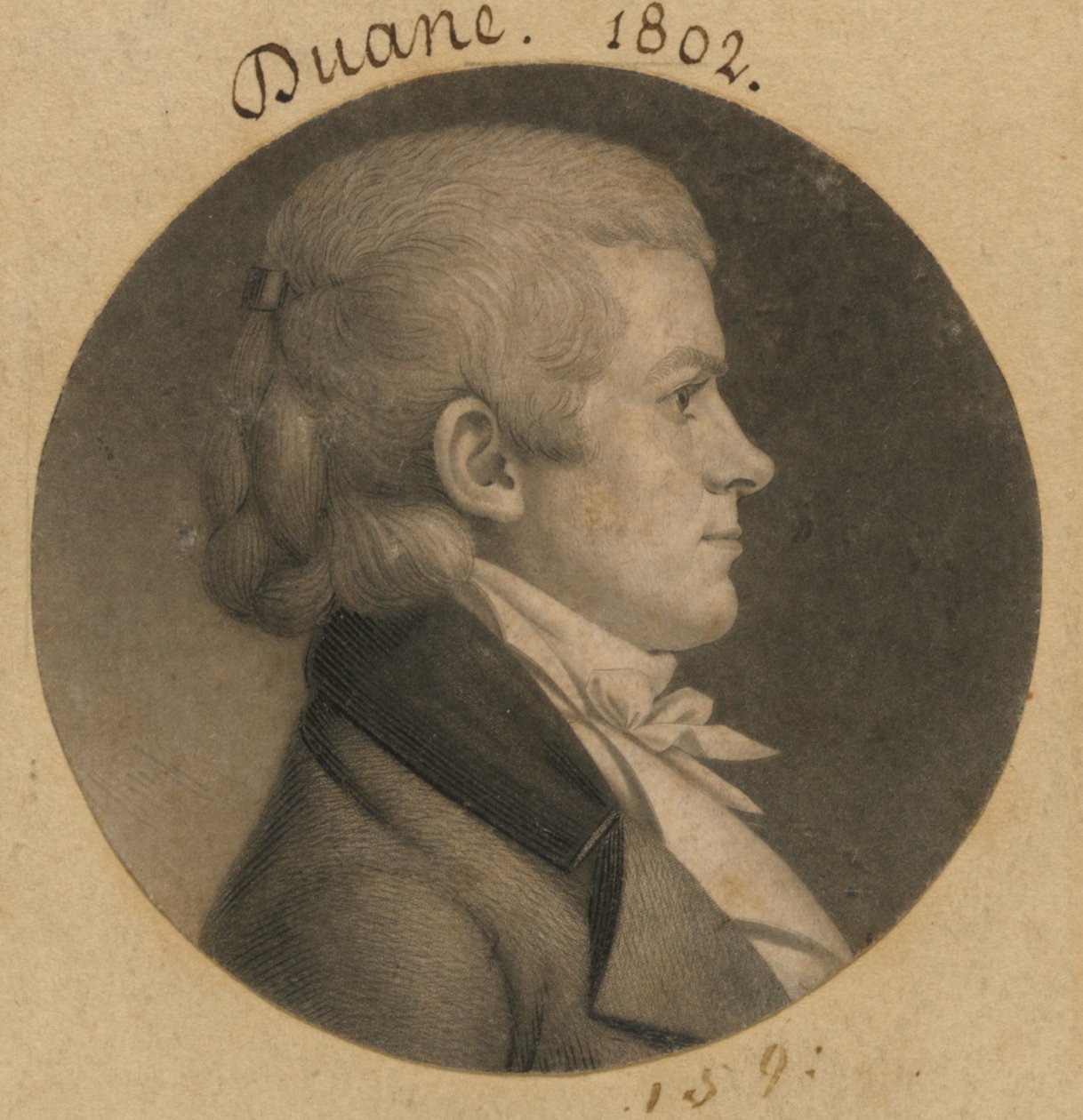 William Duane by Charles Balthazar Julien Févret de Saint-Mémin