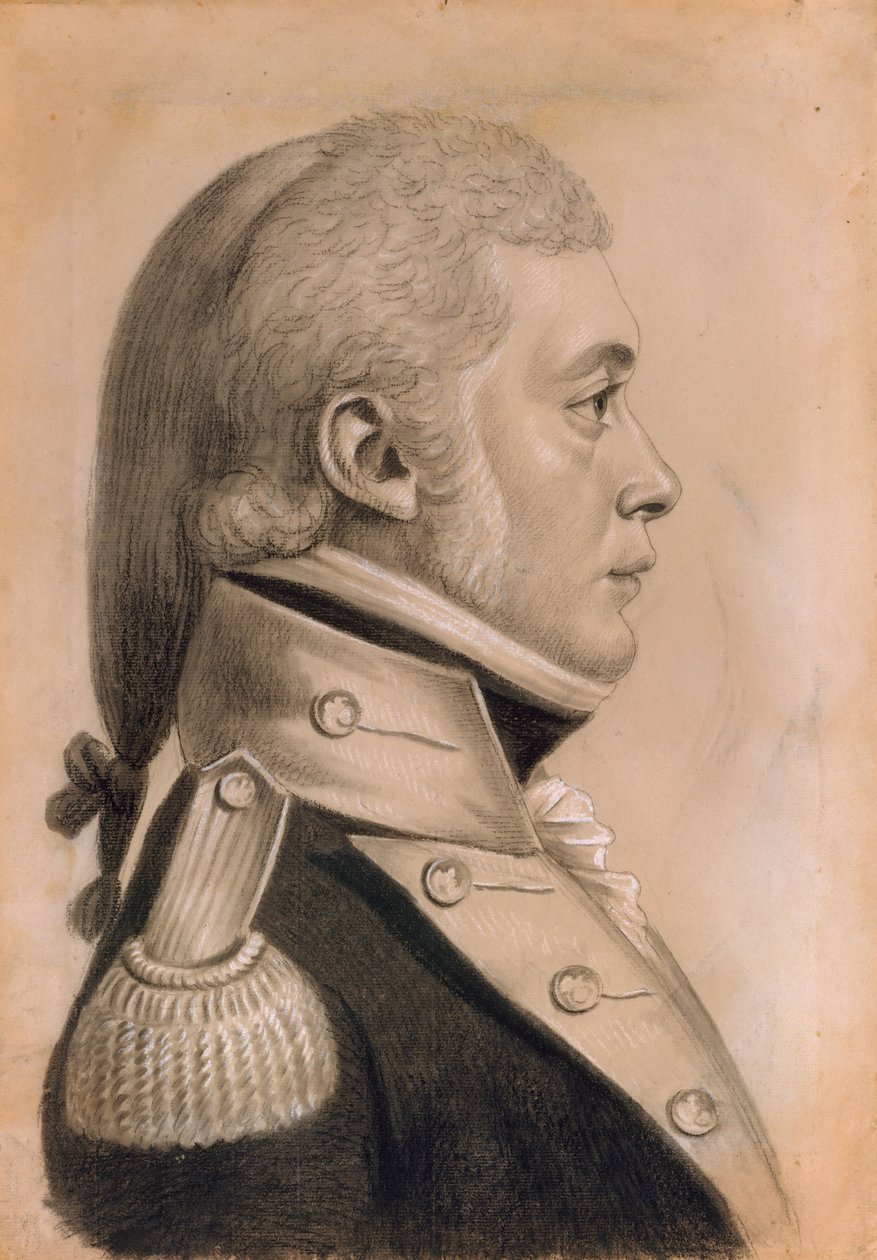 Dyer Sharp Wynkoop, 1800 by Charles Balthazar Julien Févret de Saint Mémin