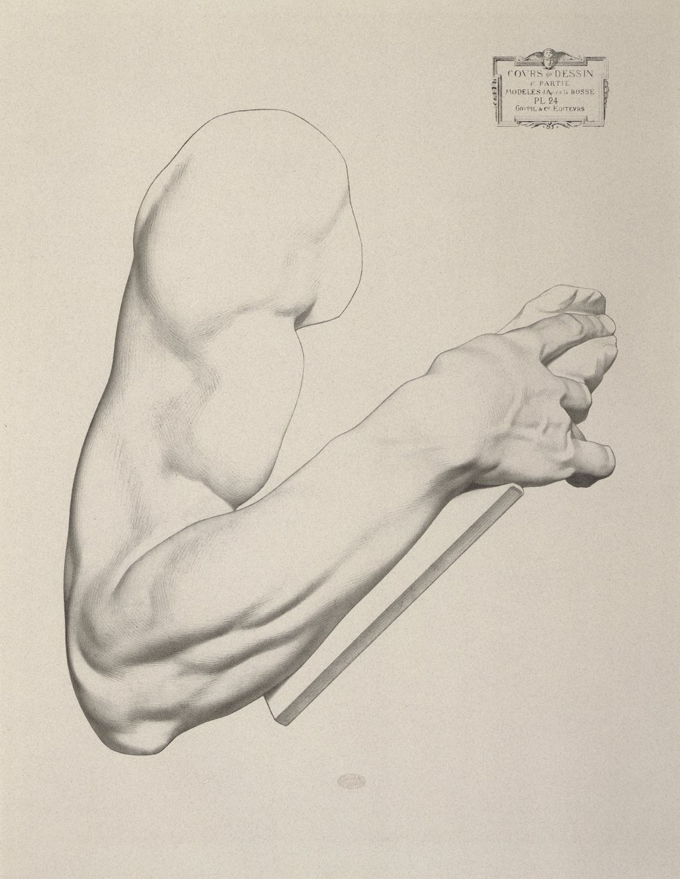 Impression on Gray Paper, 1868 by Charles Bargue