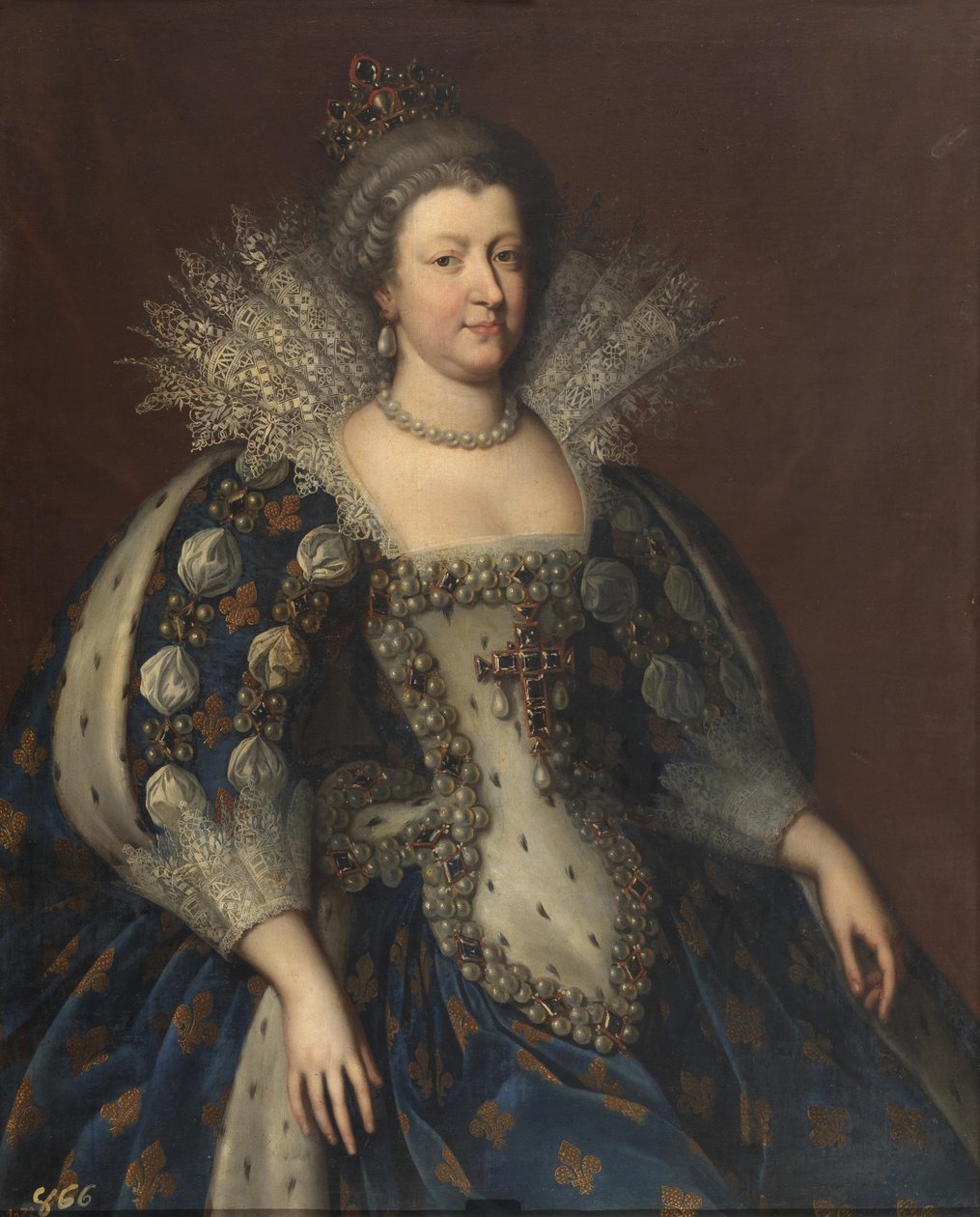 Portrait of Marie de Médici, 1655 by Charles Beaubrun