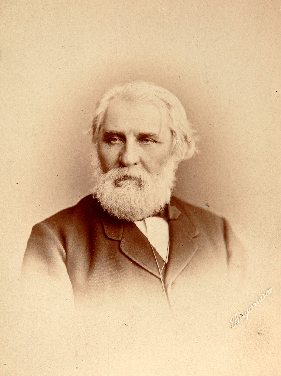 Ivan Turgenev, Russian author, late 19th century by Charles Bergamasco