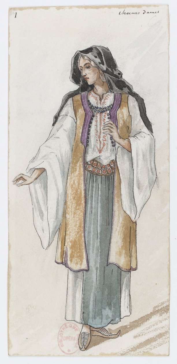 Holmès - The Black Mountain - Costume Designs by Charles Bianchini - 01. Ladies