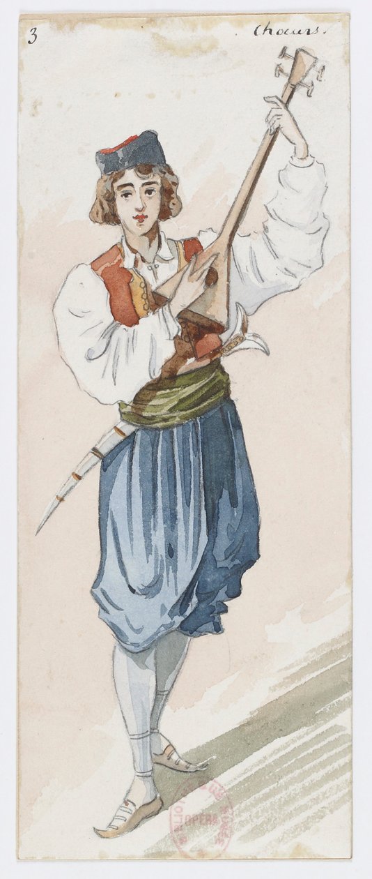 Holmès - The Black Mountain - Costume Designs by Charles Bianchini - 03(a). Choirs by Charles Bianchini