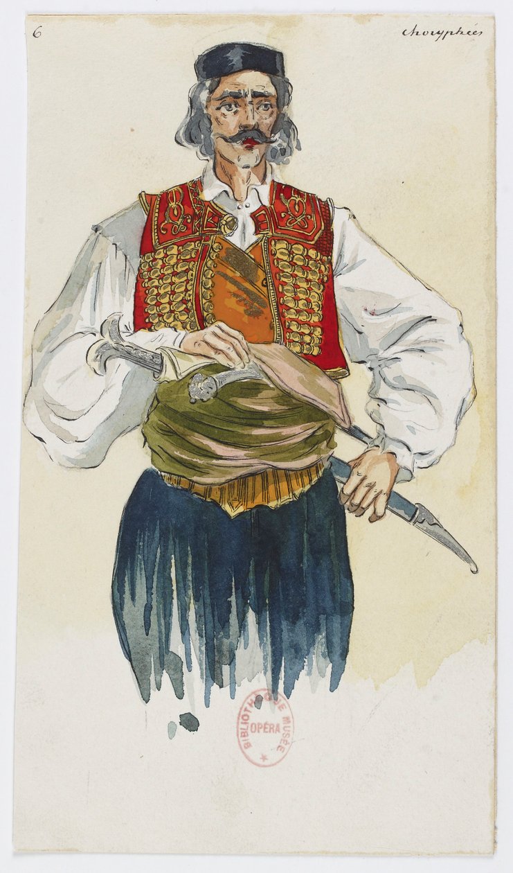 Holmès - The Black Mountain - Costume Designs by Charles Bianchini - 06. Coryphées by Charles Bianchini