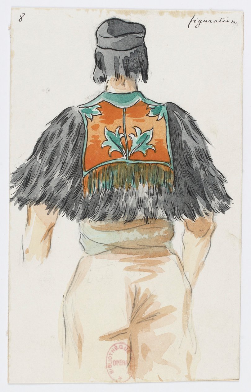 Holmès - The Black Mountain - Costume Designs by Charles Bianchini - 08a. Figuration by Charles Bianchini