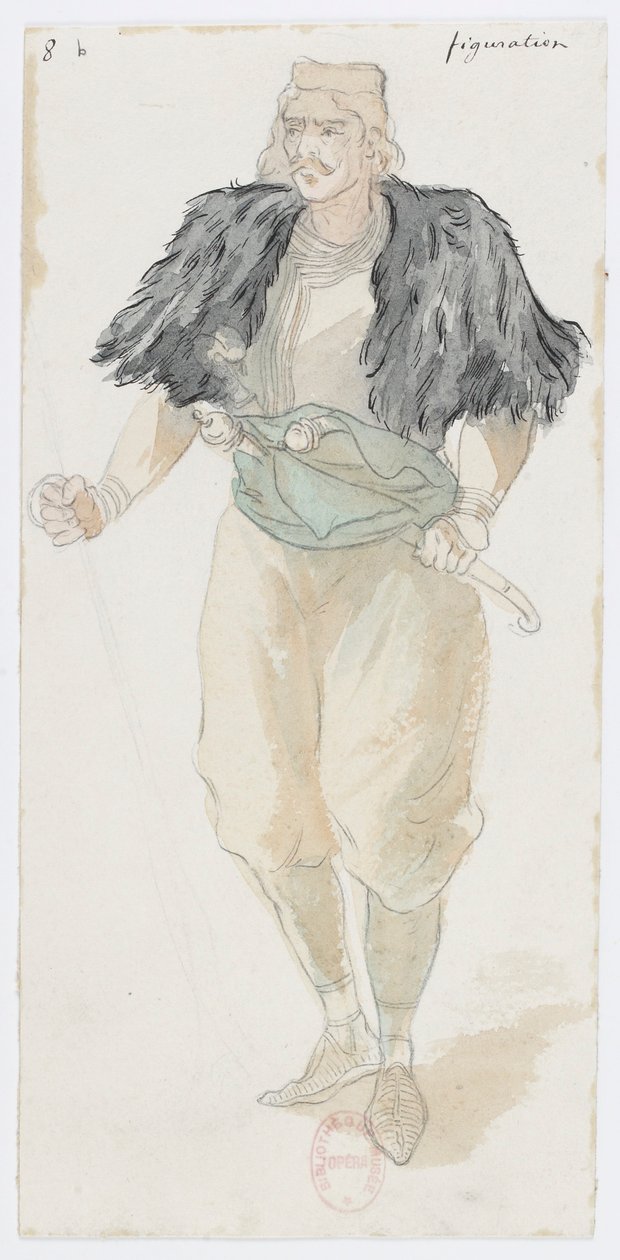 Holmès - The Black Mountain - Costume Designs by Charles Bianchini - 08b. Figuration by Charles Bianchini