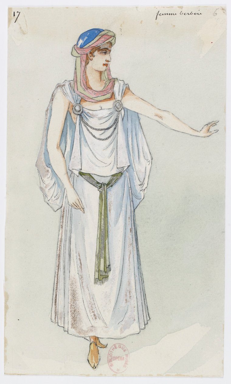 The Black Mountain - Berber Woman by Charles Bianchini
