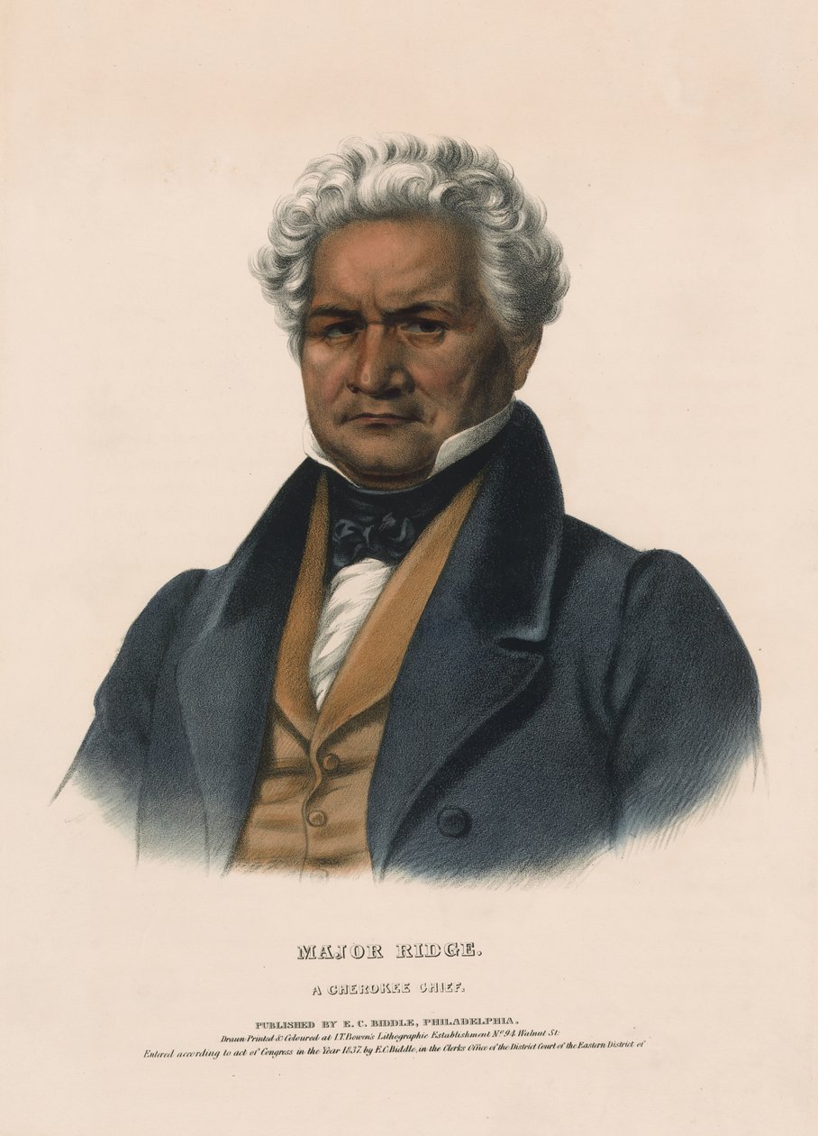 Major Ridge by Charles Bird King