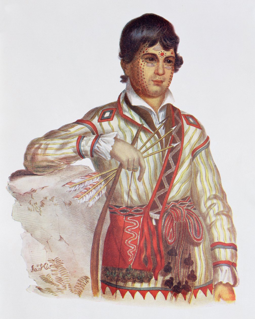 Mistipee, Son of Yoholo-Micco, illustration from 