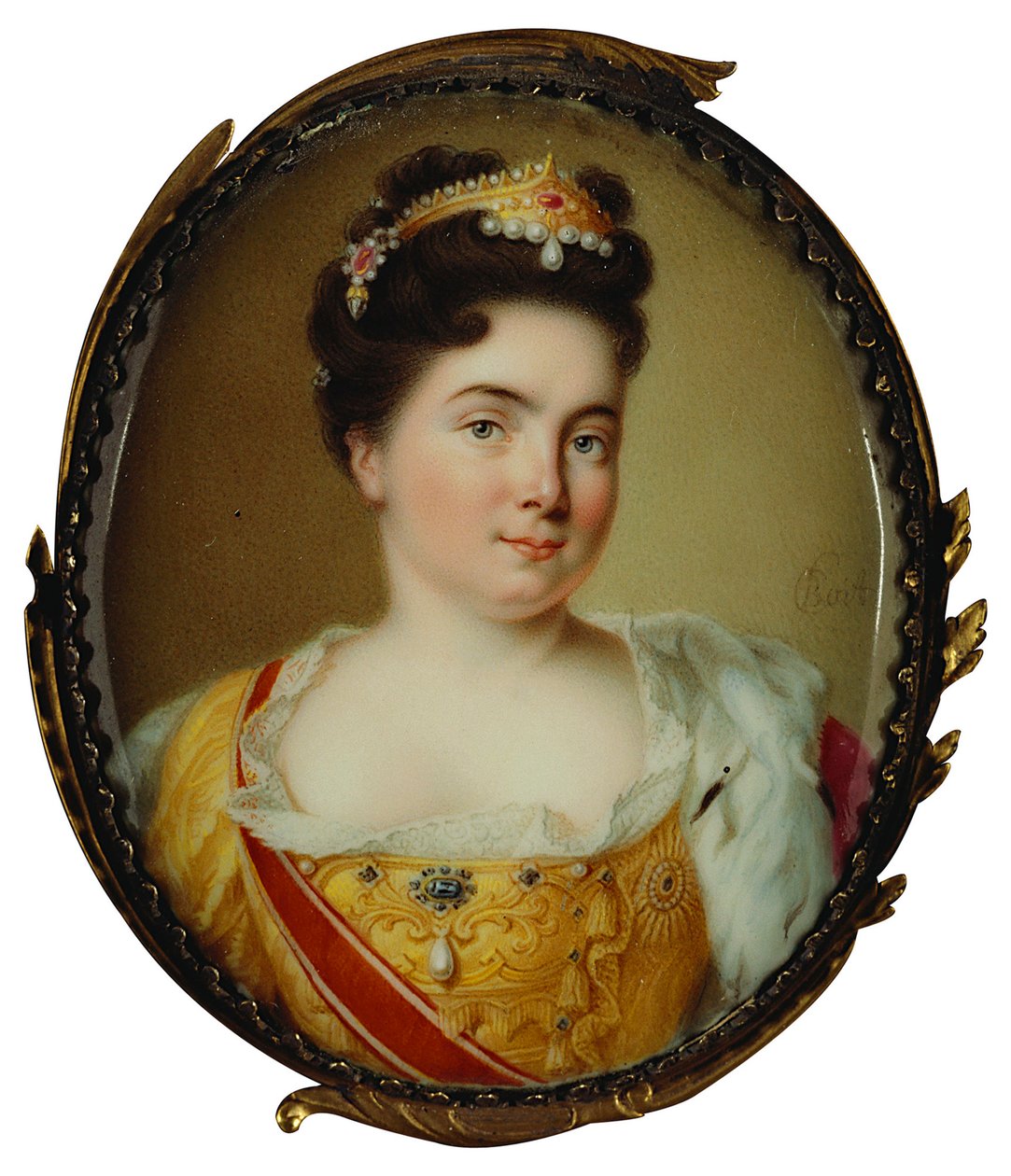 Portrait of Empress Catherine I. 1684-1727, 1717 by Charles Boit