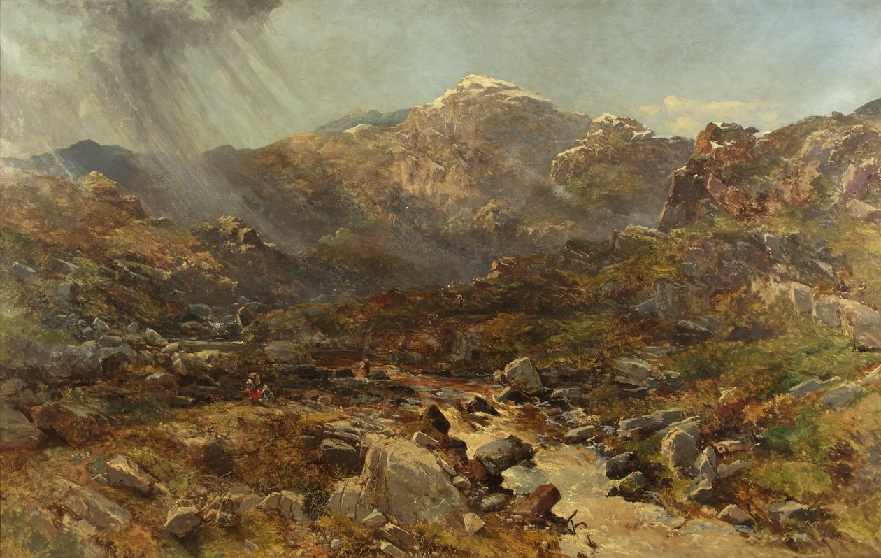 The Head of Nant Francon, Capel Curig, North Wales by Charles Branwhite