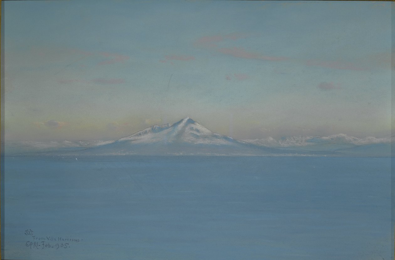 North Wind from Villa Narcissus, Capri, February 1905 by Charles Caryl Coleman