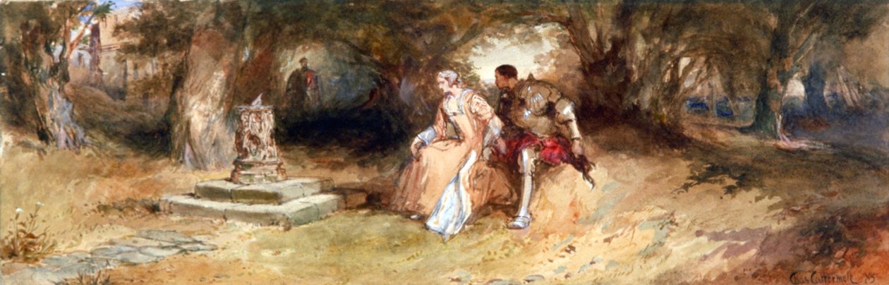 Landscape with Figures by Charles Cattermole