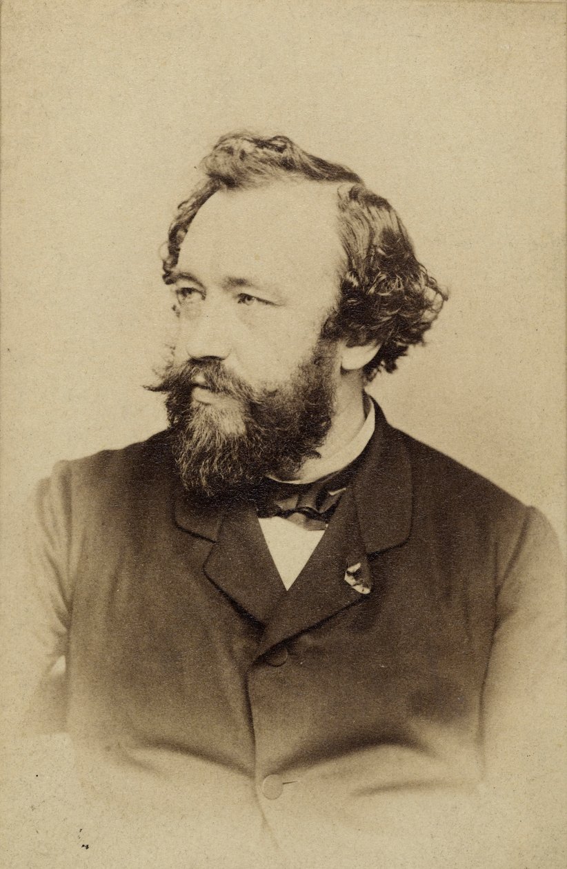 Portrait of Adolphe Sax, ca 1860 by Charles Clarkington