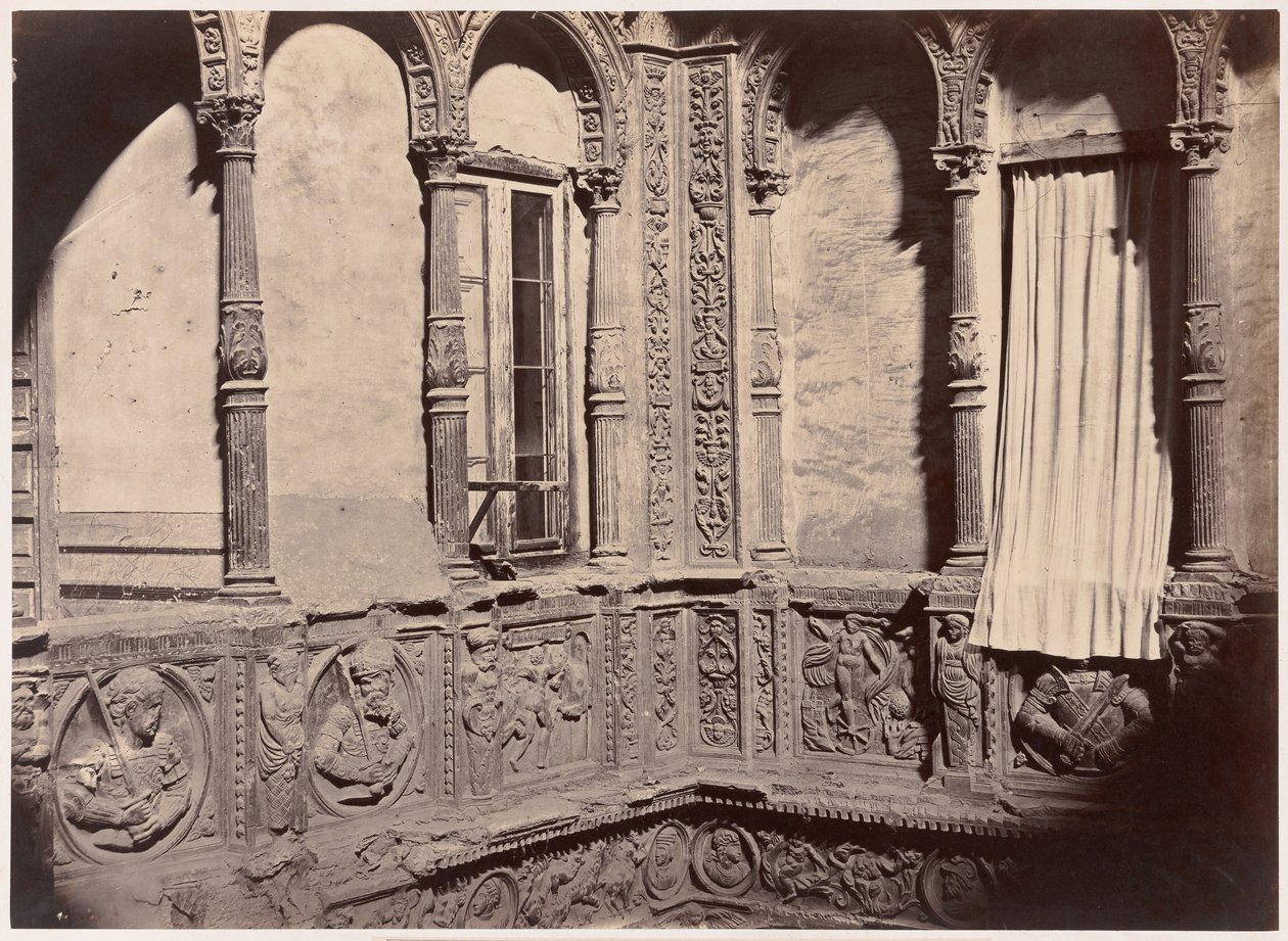 Zaragoza, Patio de la Casa Conocida con el Nombre de los Infantes by Charles Clifford