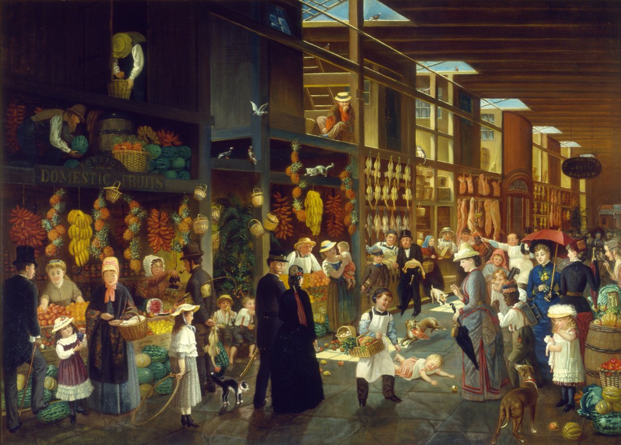 Law Sakes Alive! What Are You Doing, Baby, c.1872 by Charles Cole Markham