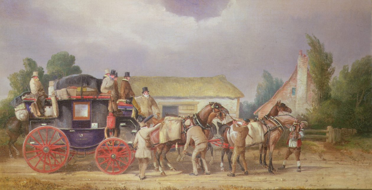 The Royal Mail Changing Teams by Charles Cooper Henderson