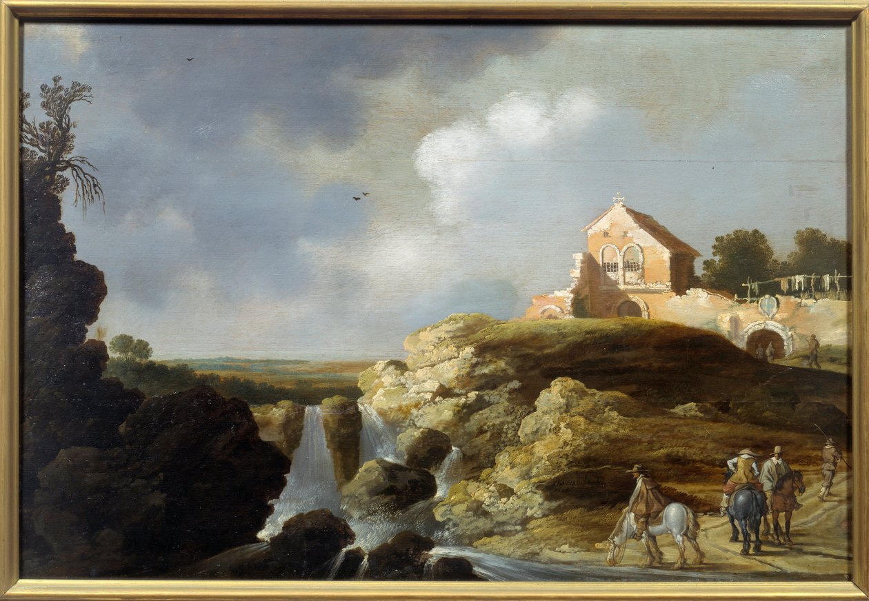 Italian Landscape by Charles Cornelisz de Hooch