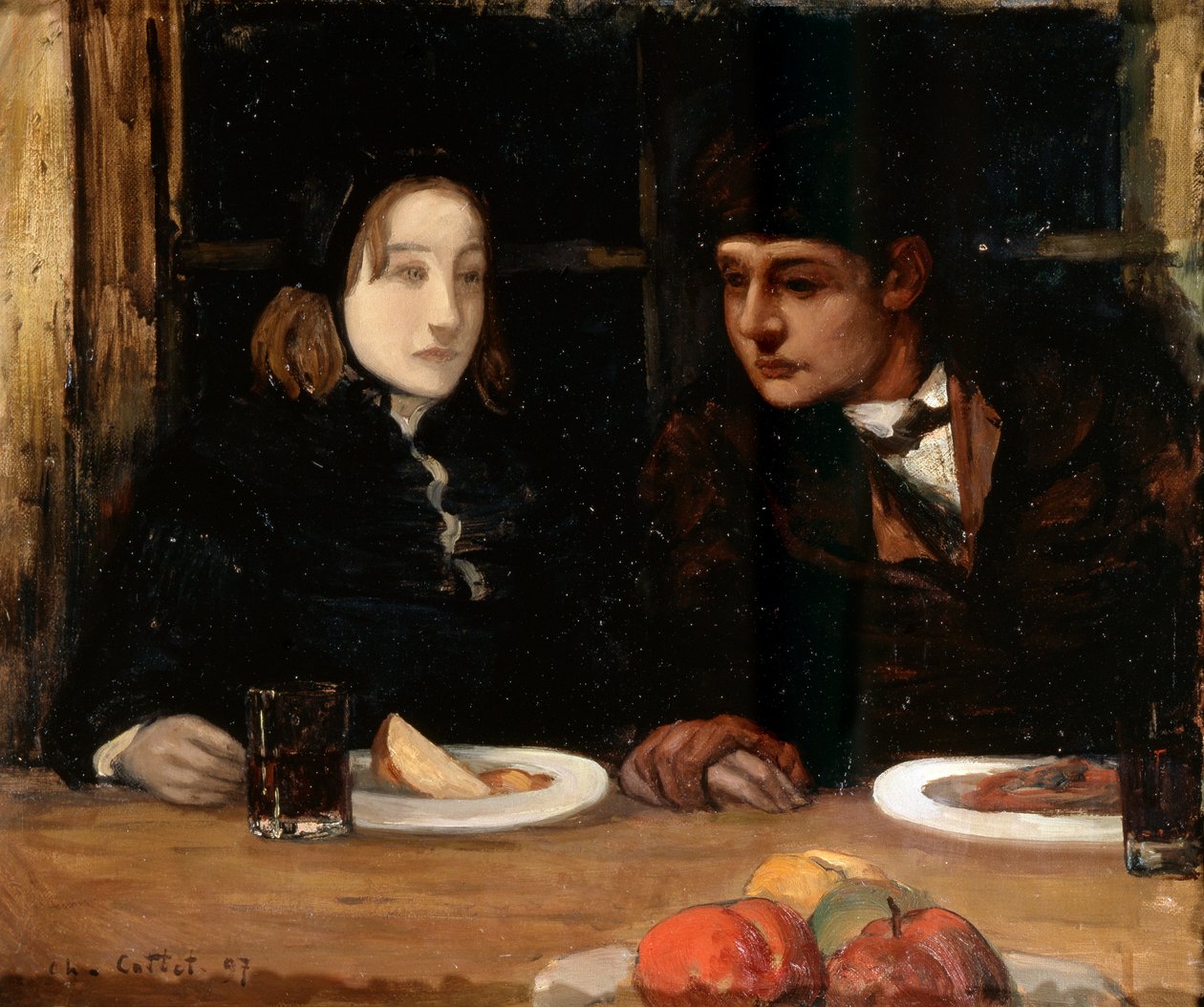 The Farewell Supper, Toilers of the Sea by Charles Cottet