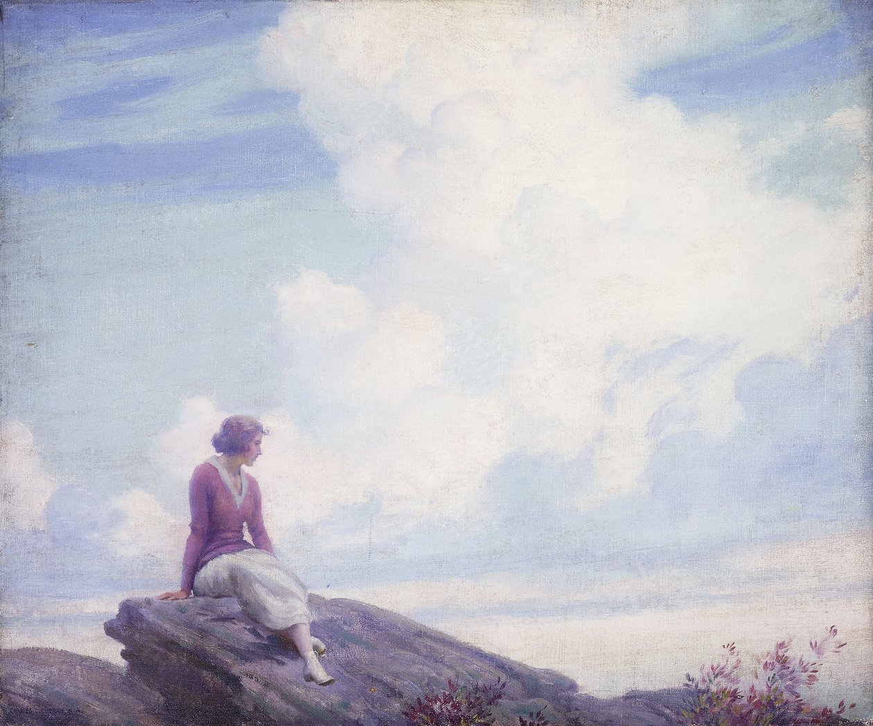 The Pink Cloud by Charles Courtney Curran