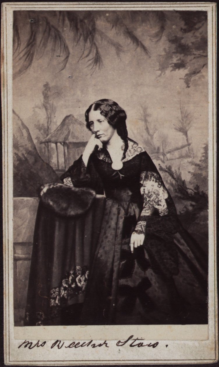 Portrait of Harriet Beecher Stowe, 1811-1896, ca. 1860 by Charles DeForest Fredricks